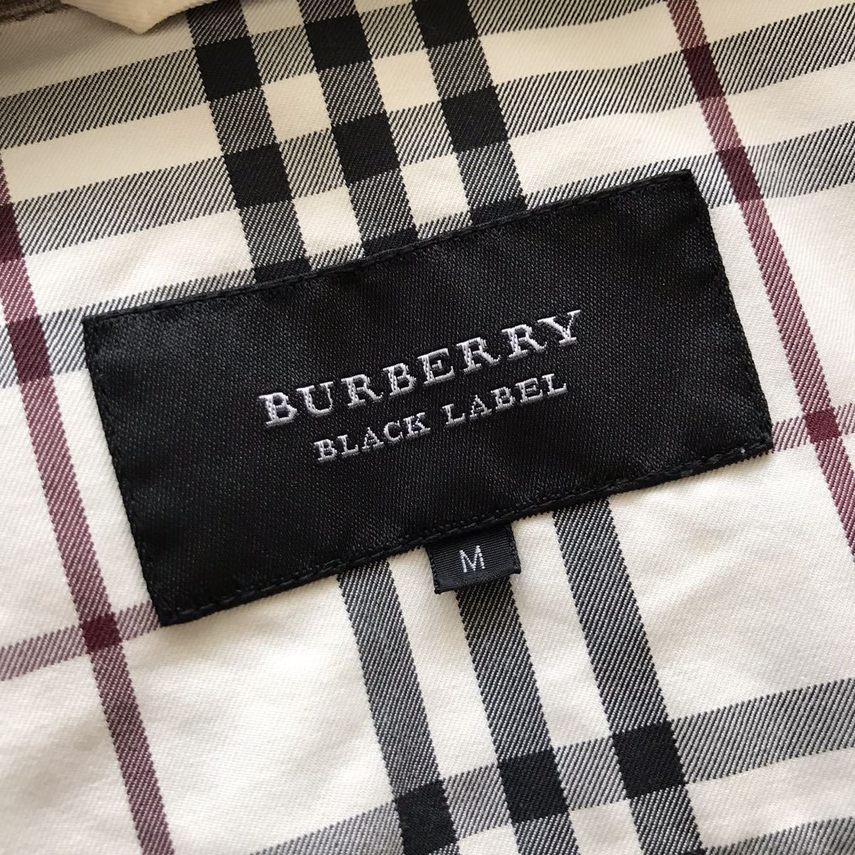 美品☆ バーバリーブラックレーベル BURBERRY BLACK LABEL ミリタリー