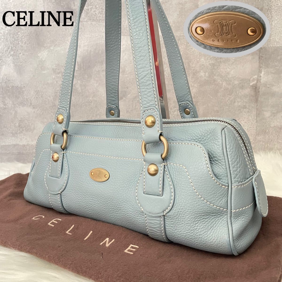 極希少☆美品☆セリーヌ CELINE トリオンフ ハンド ショルダー バッグ