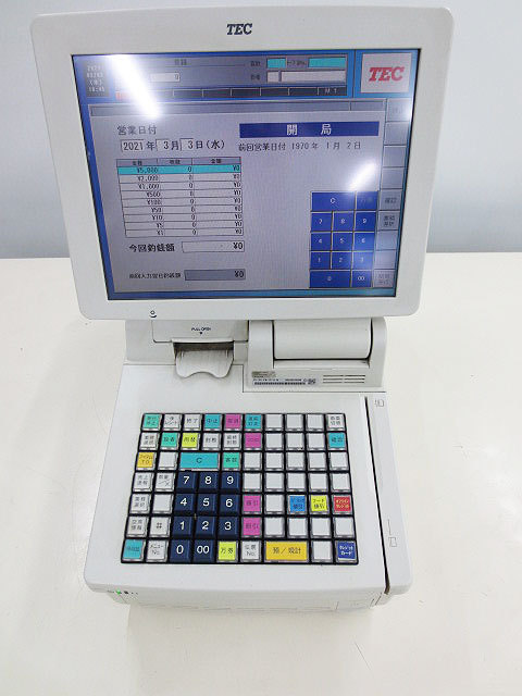 ラムクリア済 東芝 TEC テック POS レジスター ST-701-FM-1F011 ラムクリア済 東芝 TEC テック POS レジスター ST-701-FM-1F011