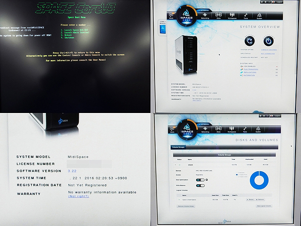 GB Labs 映像制作用 映像共有ストレージ Space Core V3 MIDI SPACE 　オペレーティングシステム　_画像6