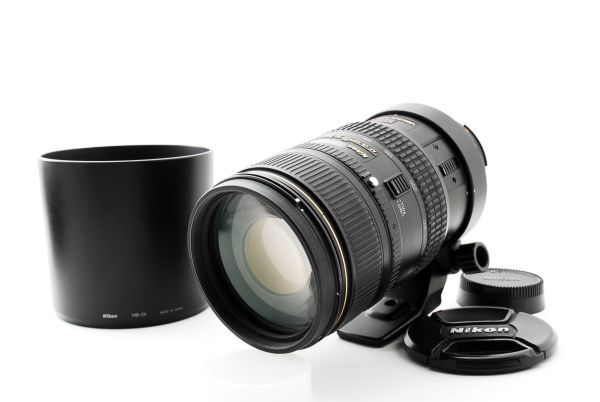 ☆フード付き実用動作品☆ NIKON ニコン AF VR-NIKKOR 80-400mm F4.5 ...