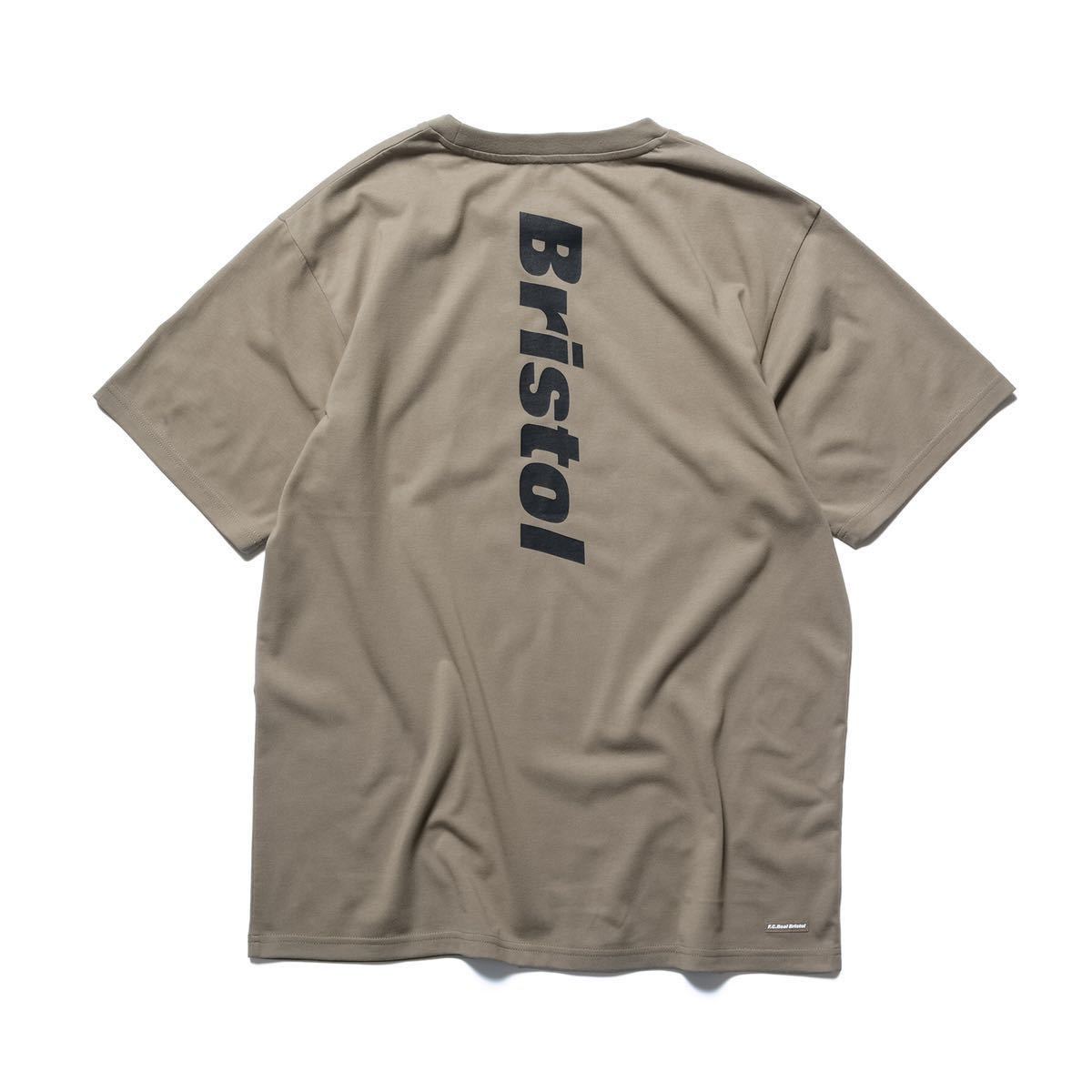 L 新品 送料無料 FCRB 22SS VERTICAL LOGO POCKET TEE BEIGE SOPH