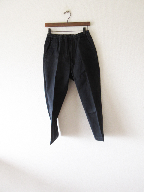 ARTS&SCIENCE / アーツ＆サイエンス cotton cropped easy pants 1 BLACK * パンツ メンズ レディース