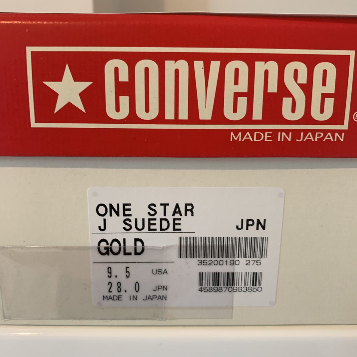 新品未使用 converse ONE STAR J SUEDE 28.0cm / j vtg jack purcell pro leather all star 50 59 star&bars weapon_画像8