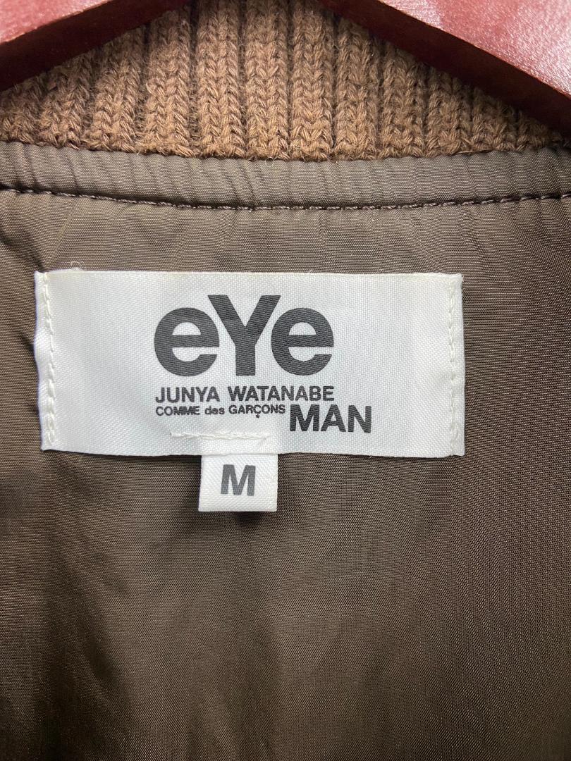  eYe JUNYA WATANABE MAN 袖革スタジアムジャンパー　M_画像3