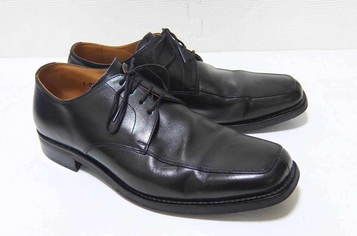 スコッチグレイン F-0374 レザーシューズ 黒 24 EEE 革靴 状態良 SCOTCH GRAIN