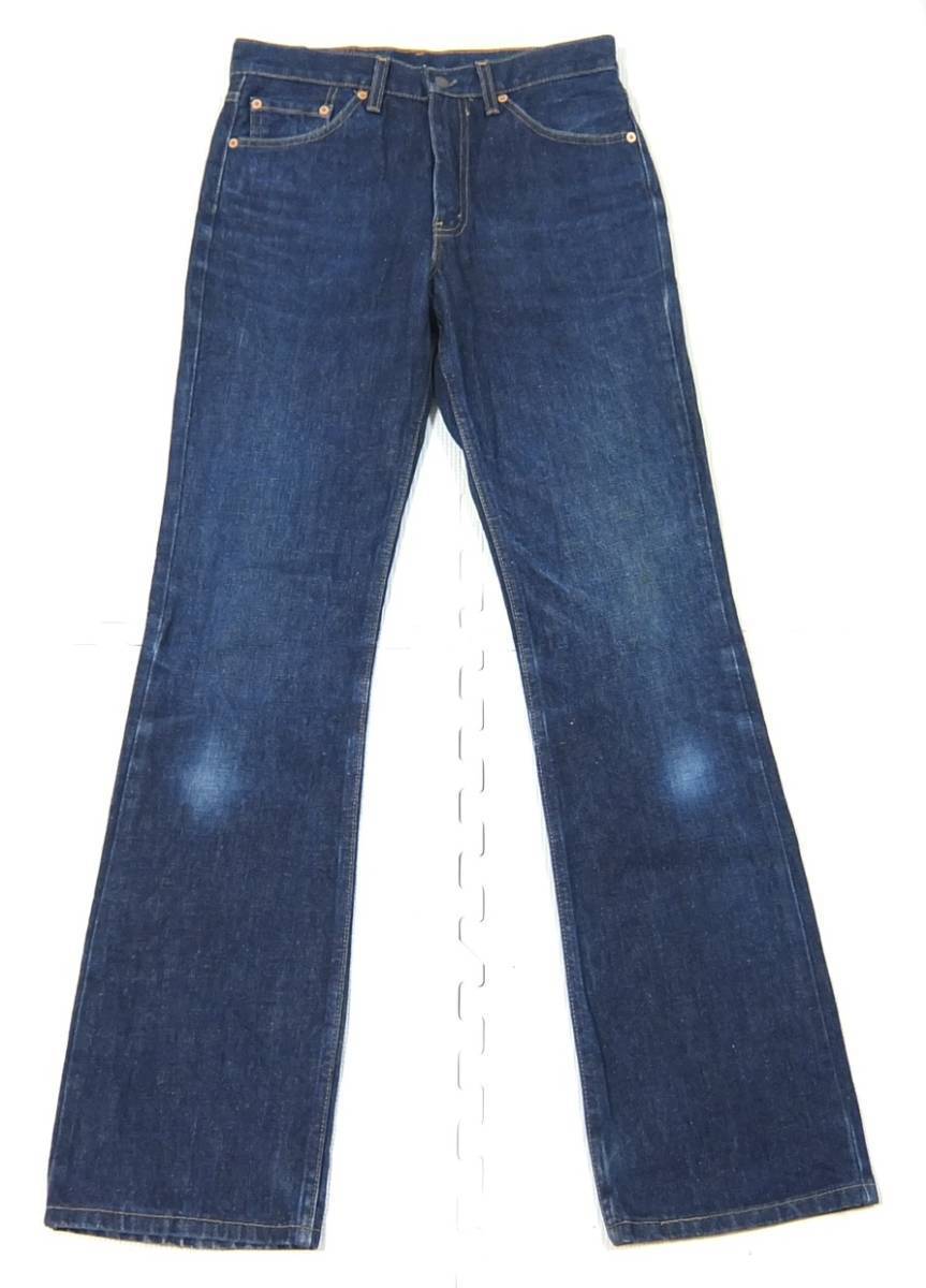 新作商品 USA製 Levi's 517 ブーツカット デニムパンツ 濃紺 W31