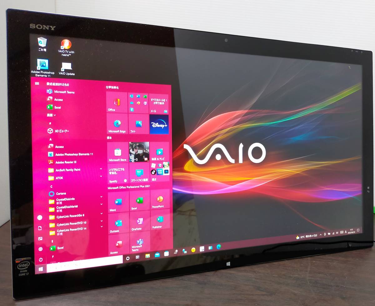 超速 新品SSD 1000GB・快適 新品メモリー 16GB タッチパネル VAIO