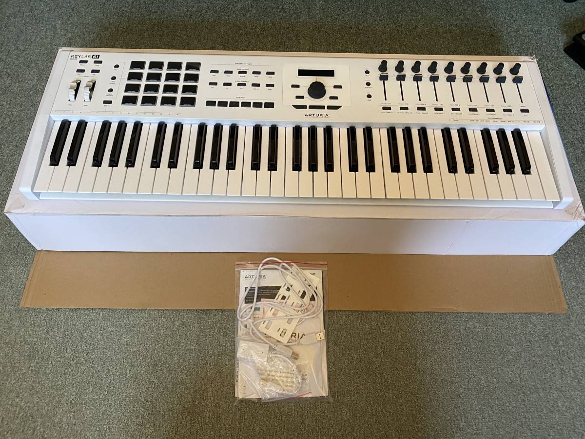 Arturia キーボード・コントローラー KeyLab mkII 61鍵盤 white