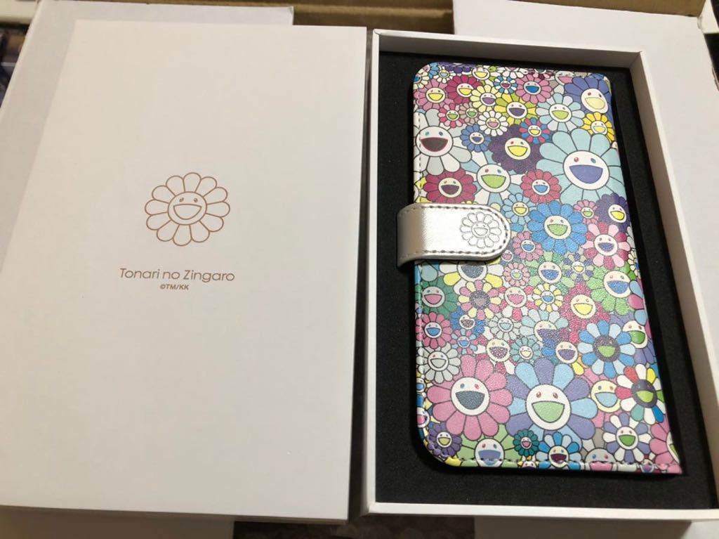 【新品】Lサイズ 村上隆 Flower Flip Case スマホケース 手帳型 フラワー iPhone iPhoneケース 手帳型ケース の画像4