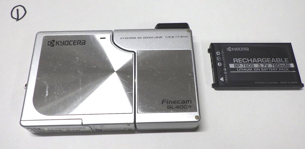 ヤフオク! - 京セラ KYOCERA Finecam SL400R ジャ...