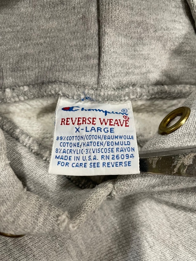 大幅値下げ SPE0106 XLサイズ USA製 90年代 刺繍タグ チャンピオン リバースウィーブ ワンポイント パーカー フーディー 古着 人気特価激安 USA製 チャンピオン リバースウィーブ パーカー フーディ XL 刺繍タグ スウェット
