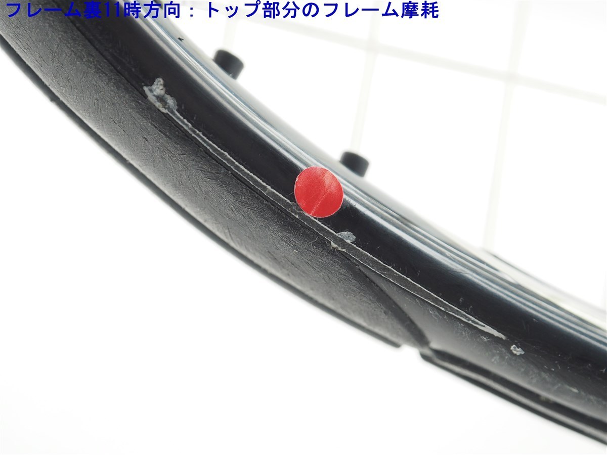 中古 テニスラケット プリンス オースリー スピードポート ブラック ライト 2007年モデル (G2)PRINCE O3 SPEEDPORT BLACK LITE 2007_画像10