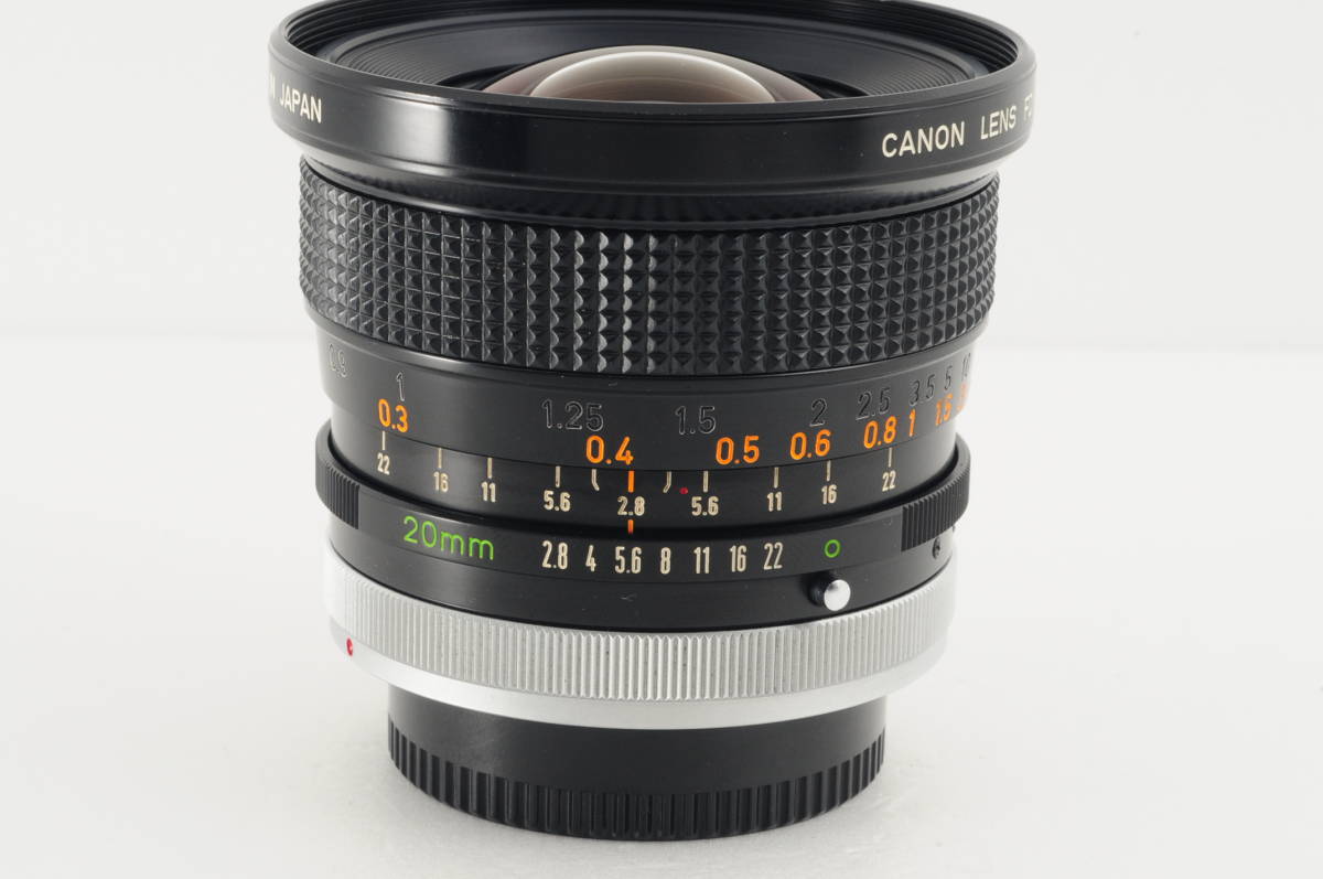 ☆希少なOマーク☆CANON FD 20mm F2.8 S.S.C キャノン キヤノン 単焦点