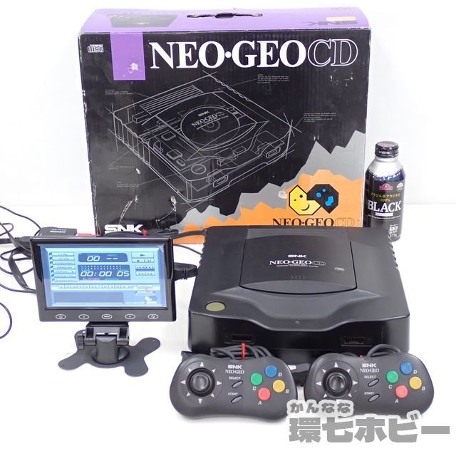 代引き不可】 SNK NEO-GEO CD 本体 ネオジオ ゲームソフト2本付き 