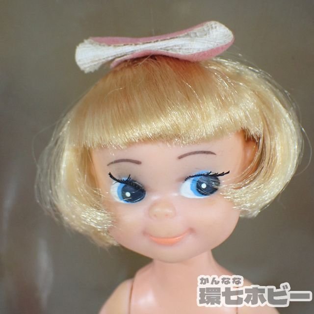 1KS88◇当時物 ツクダ イエスノー ミニー 着せ替え人形 洋服 小物 箱
