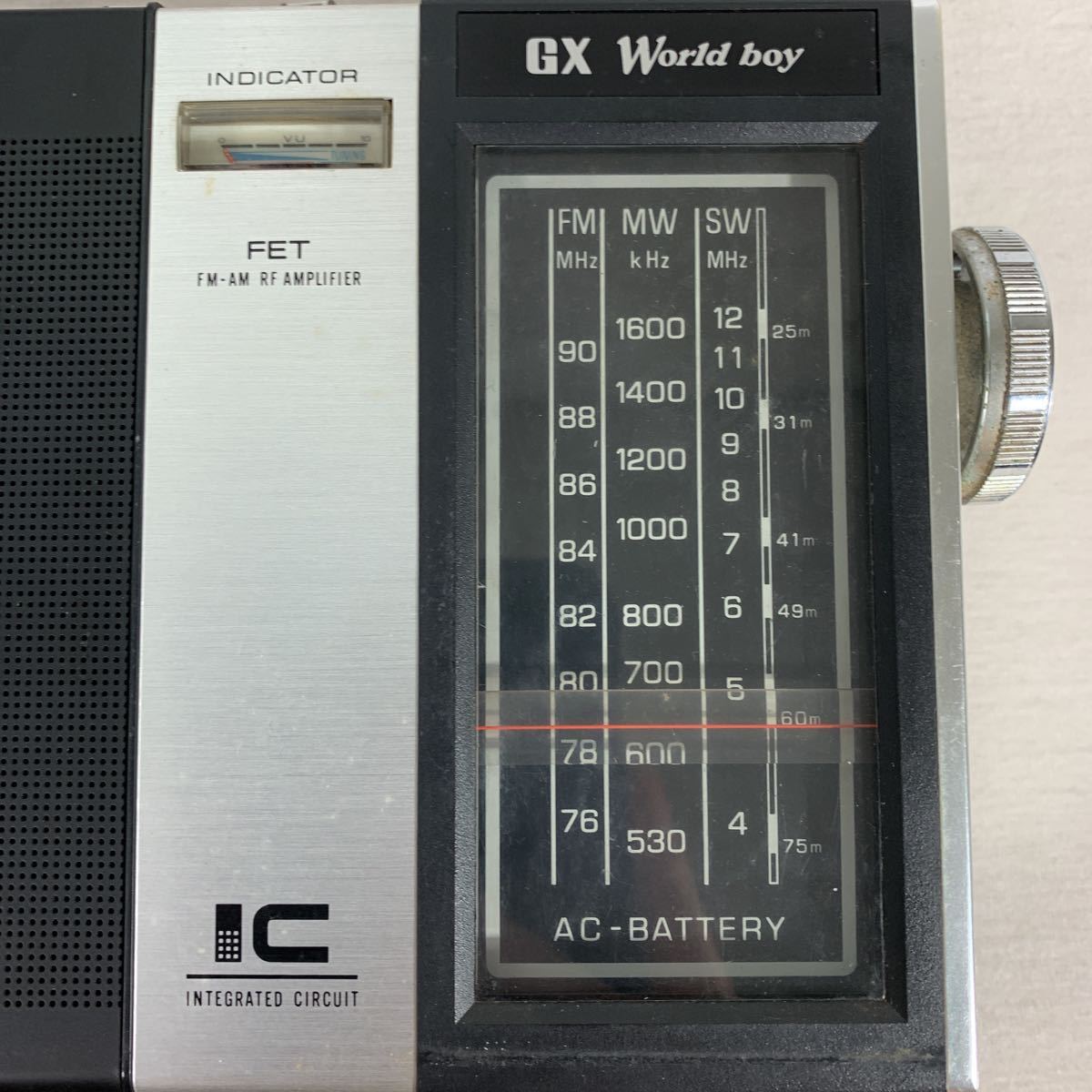 National Panasonic RF-858 ポータブルラジオ GX ワールドボーイ_画像8