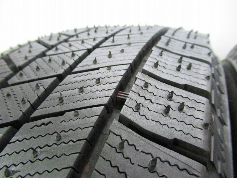 【宮城発】195/60R17 90Q★9.9分山 ブリヂストン VRX3 2021年 4本 中古 スタッドレス【送料無料】MYG-2371★_画像6