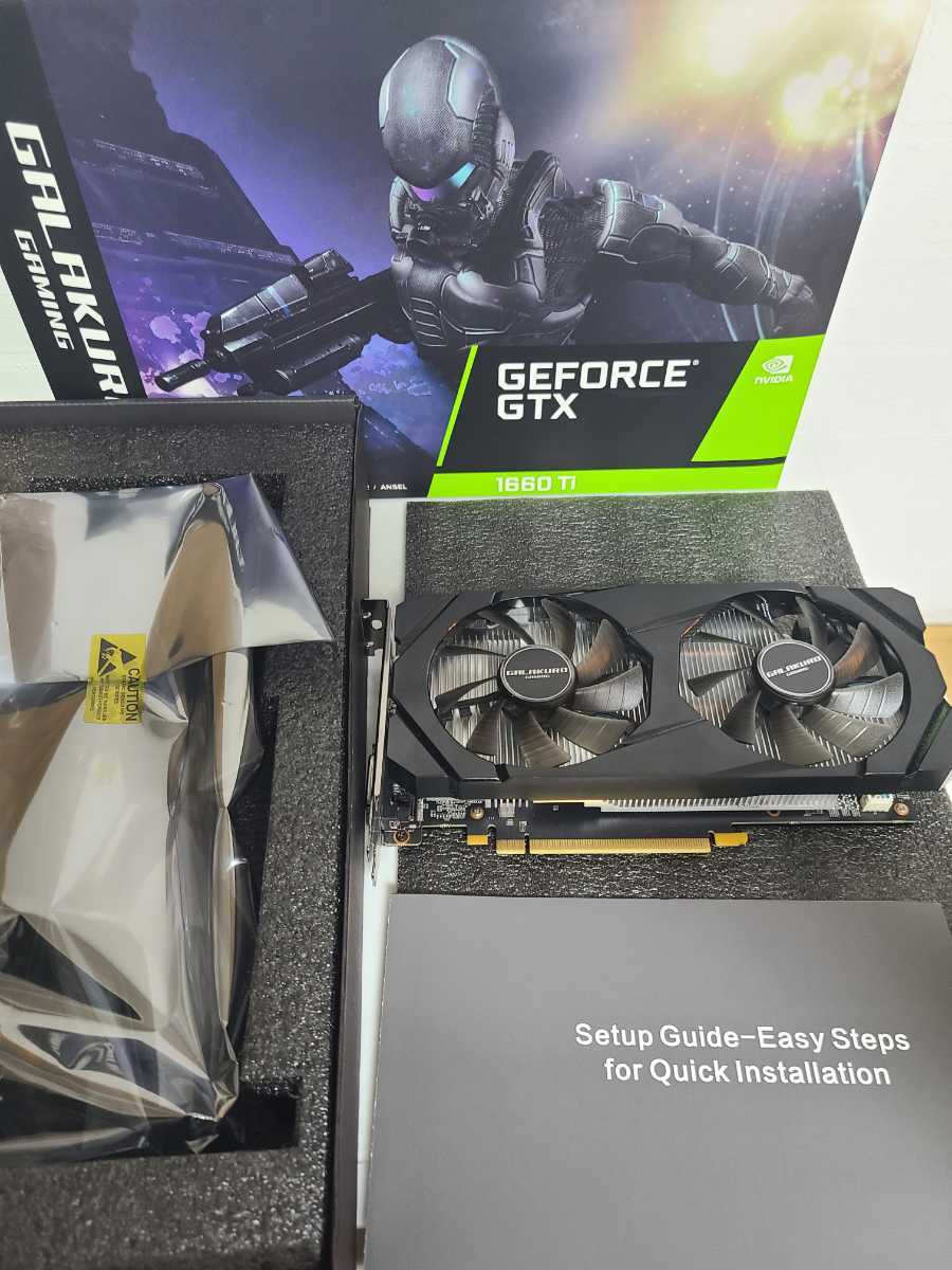 高価値セリー GALAKURO GeForce GTX 1660Ti 6GB GDDR6 192bit , PCI-E