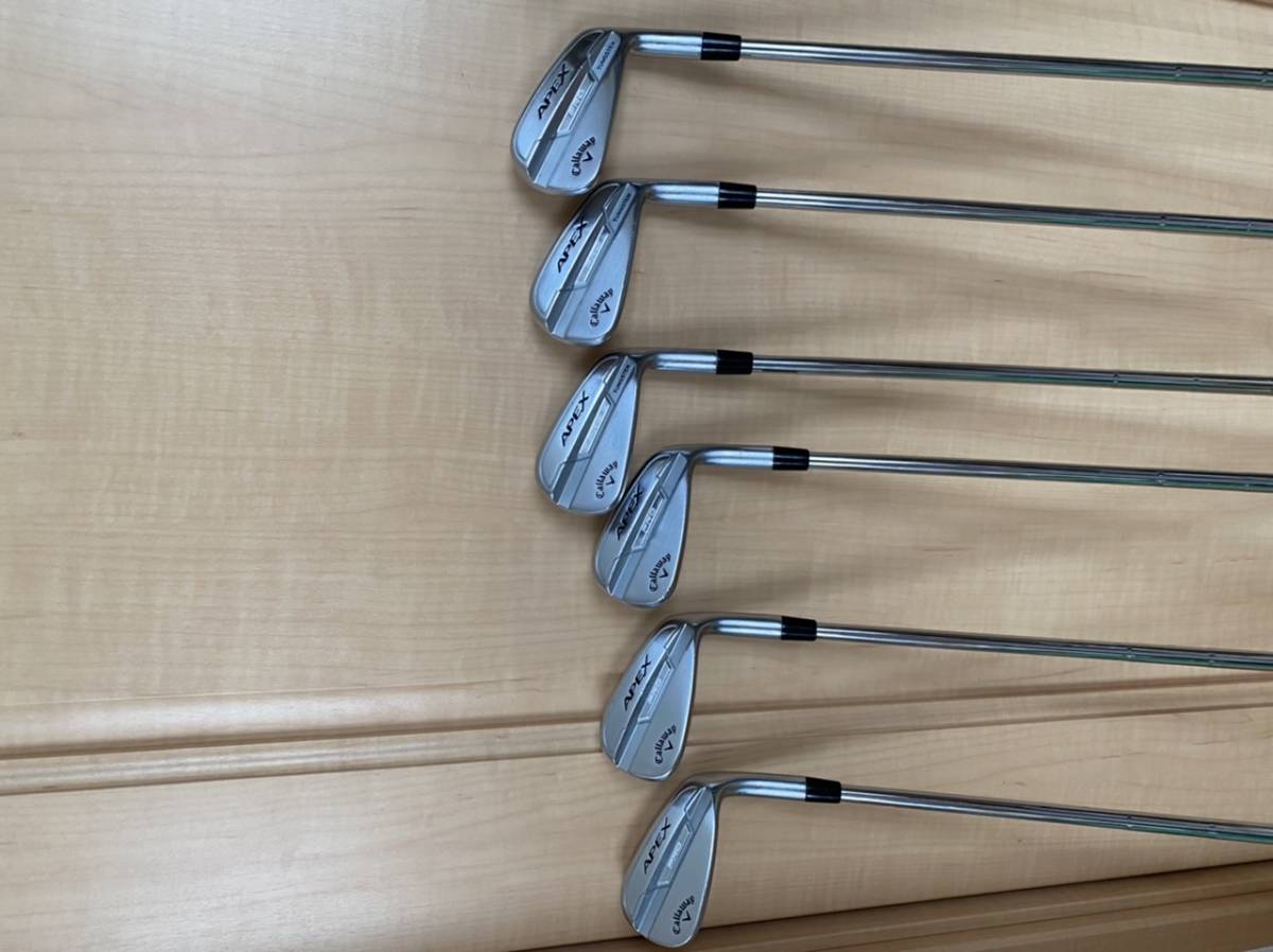 Callaway APEX Pro プロ支給品 5-PW ダイナミックゴールドS200 6本セット中古！_画像3