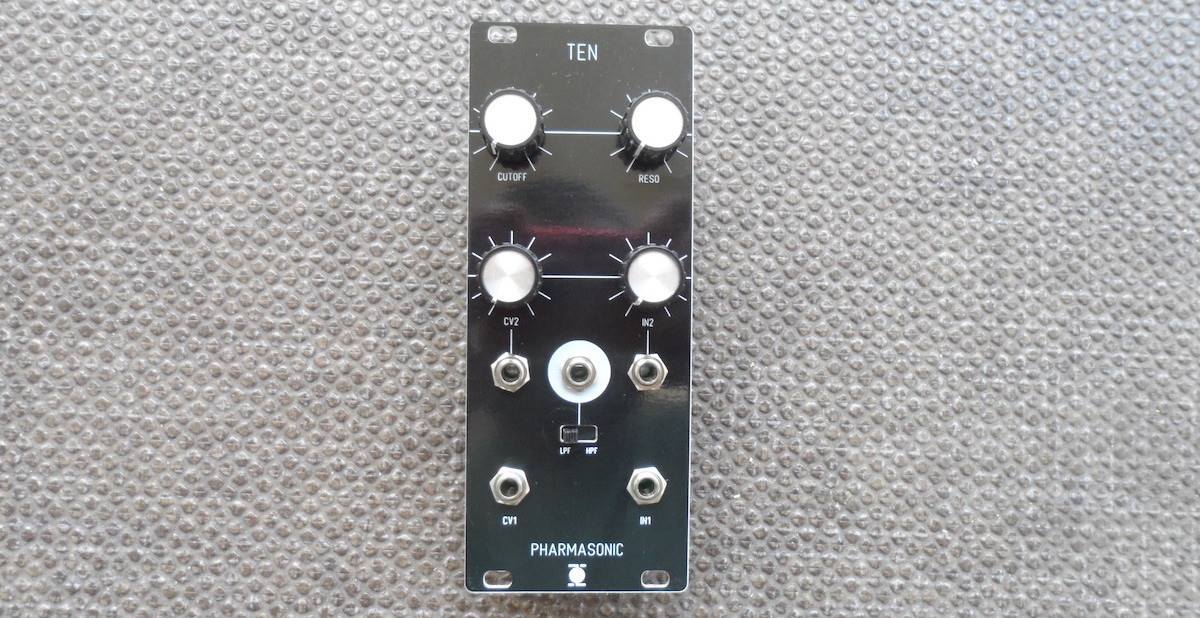 Pharmasonic Ten フィルター Korg MS-10フィルターのクローン モジュラーシンセ ユーロラック