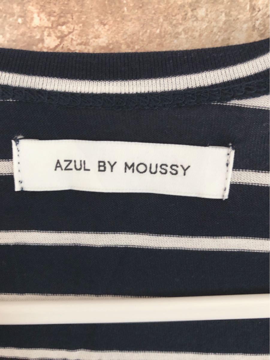 ★新品未使用★AZUL BY MOUSSY サイドスリット長袖ショートカーデ 