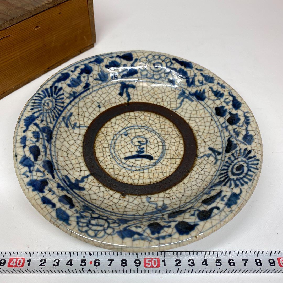 海外正規品】 ‼️即発送‼️舟型 金彩錦絵 南蛮船‼️ 骨董 深鉢 大皿