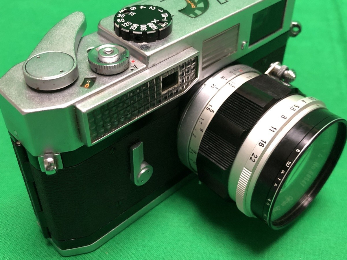 CANON Canon model7 single‐lens reflex film camera 7 type lens set finder hood case attaching Junk operation not yet verification 