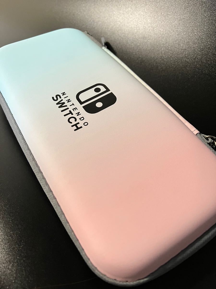 Nintendo Switch 有機ELモデル対応 プロコン収納 ピンク