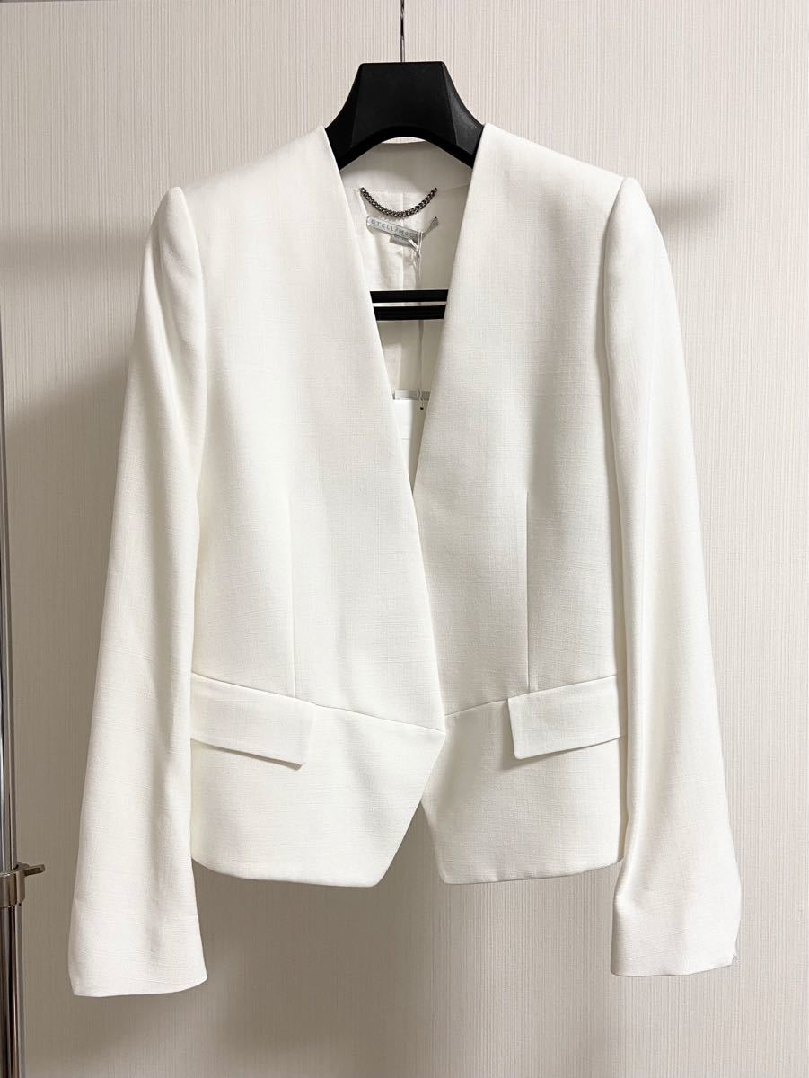 Stella McCartney 白ジャケット 新品タグ付き IT40 | contifarma.pe