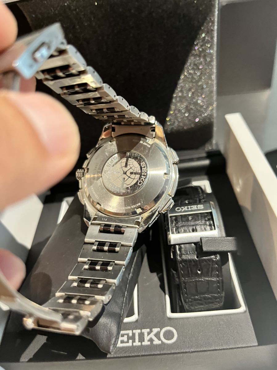 超美品 SEIKO ASTRON SBXB001 ベルトのみ 金属ベルト - www