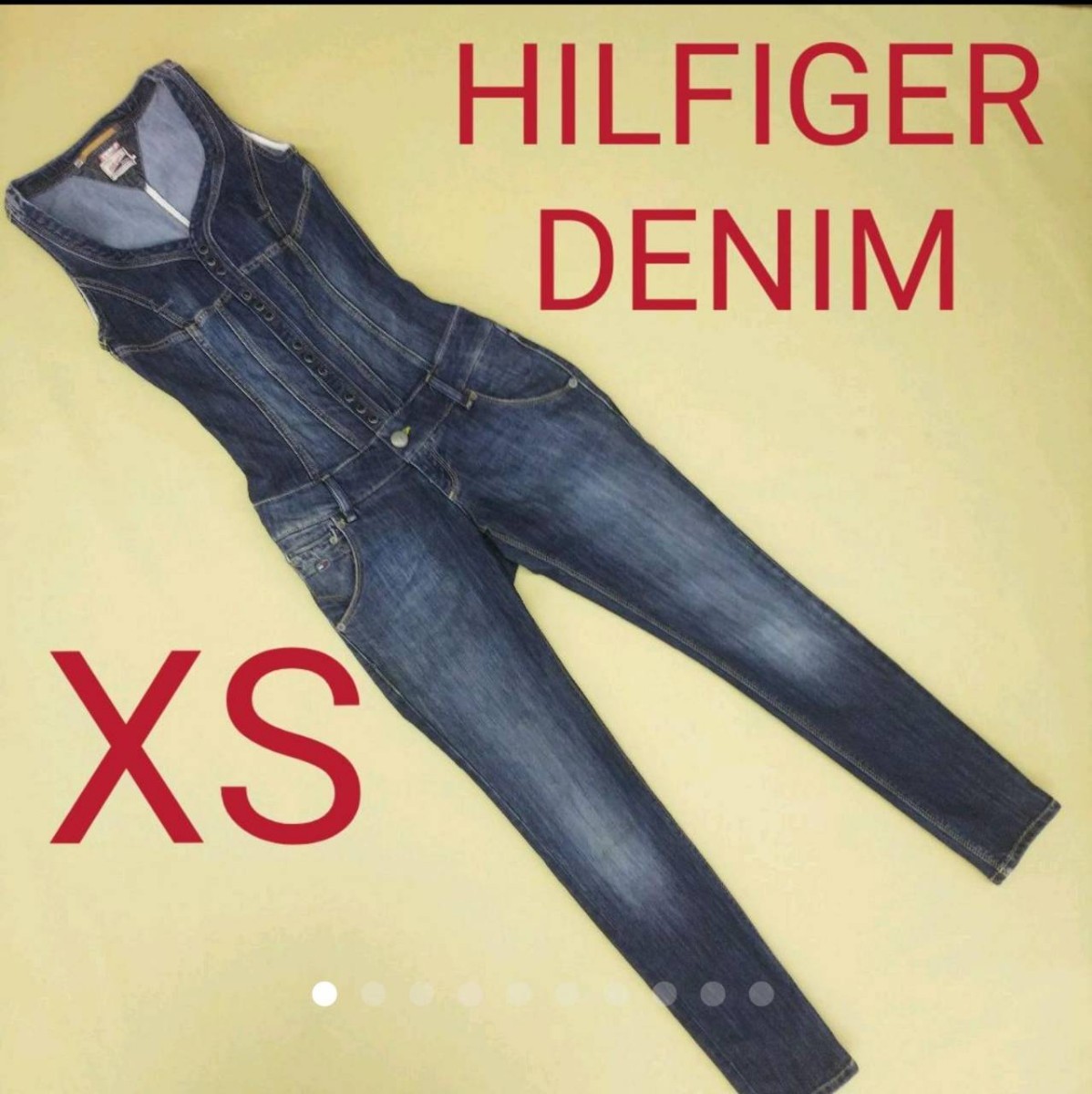 ヒルフィガーデニム トミーヒルフィガー デニム サロペット オーバーオール 小さいサイズ SX