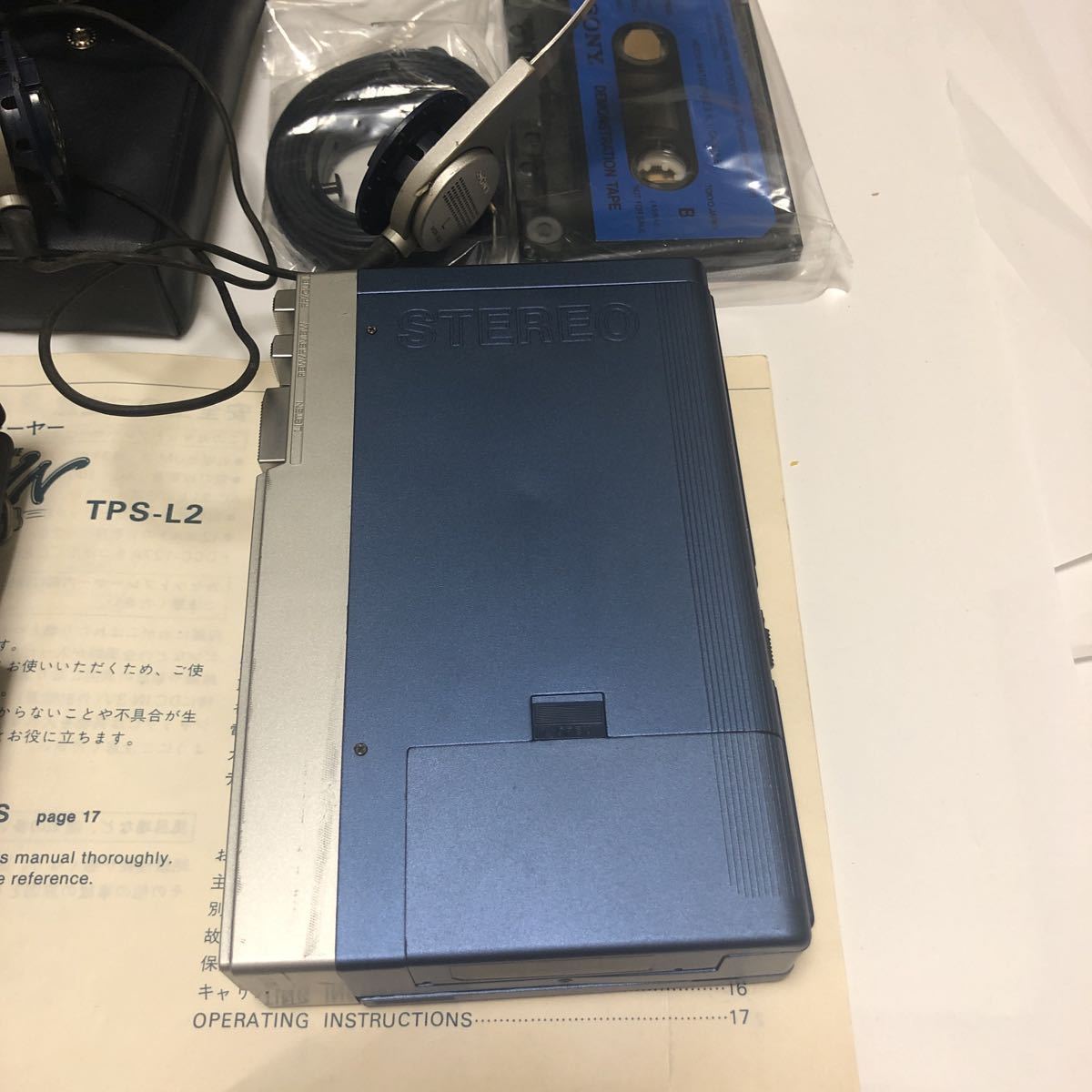 【ジャンク】SONY TPS-L2 初代 カセットウォークマン