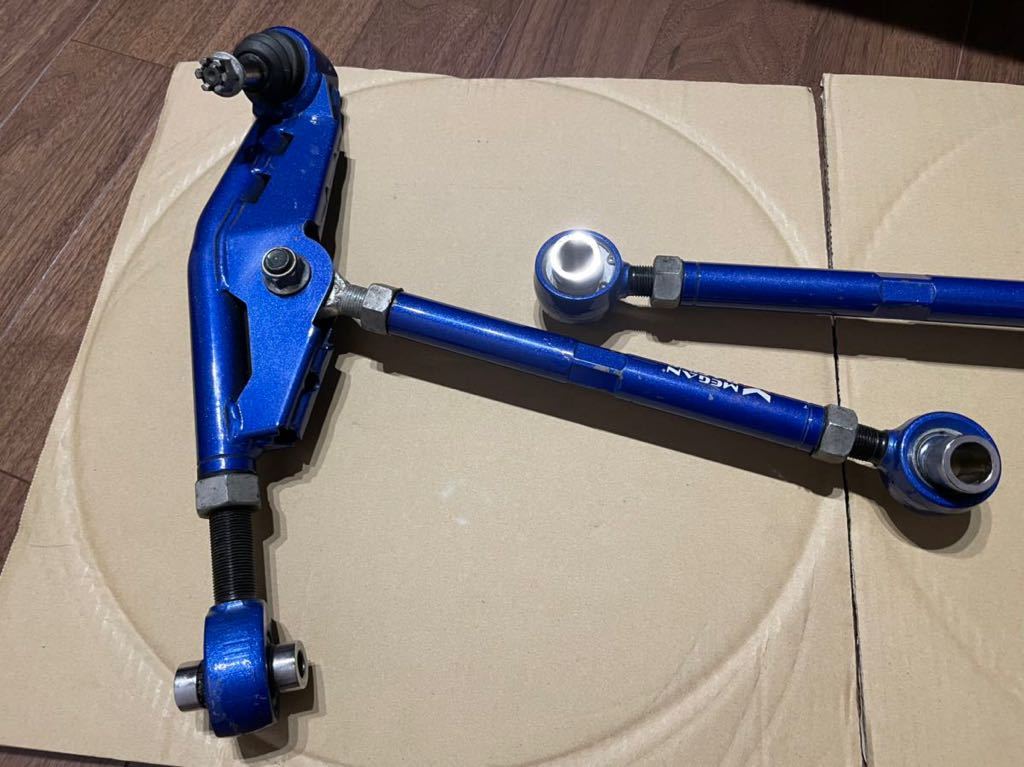 86 BRZ用 MEGAN RACING フロントロアアーム タイロットエンド スタビ