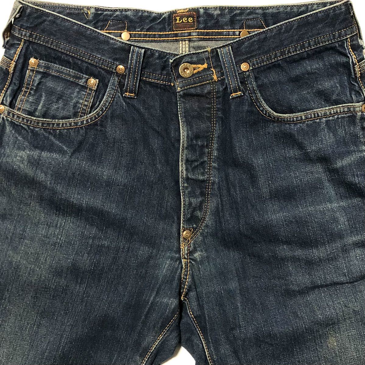 90年代 ビンテージ Lee リー 30s 101 W32 COW BOY カウボーイ 1101 ストレート メンズ センター赤タグ ジーパン デニム 日本製 パンツ