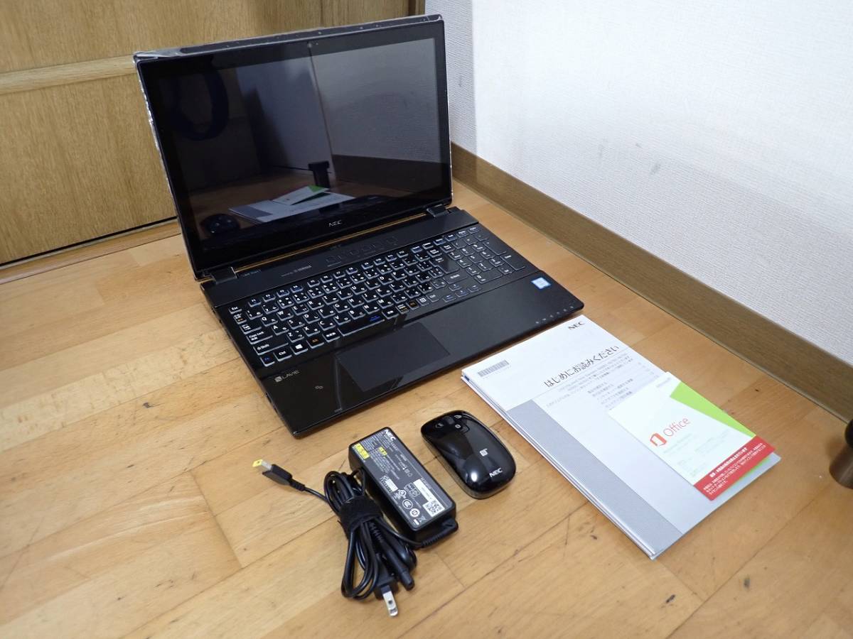 美品 ノートパソコン NEC LAVIE PC-GN276BAA9 Win10 Core i7-7500U
