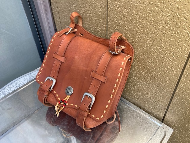 超美品 ROUGH TAIL(ラフテイル) LEATHER WORKS ワンネス サドルバッグ