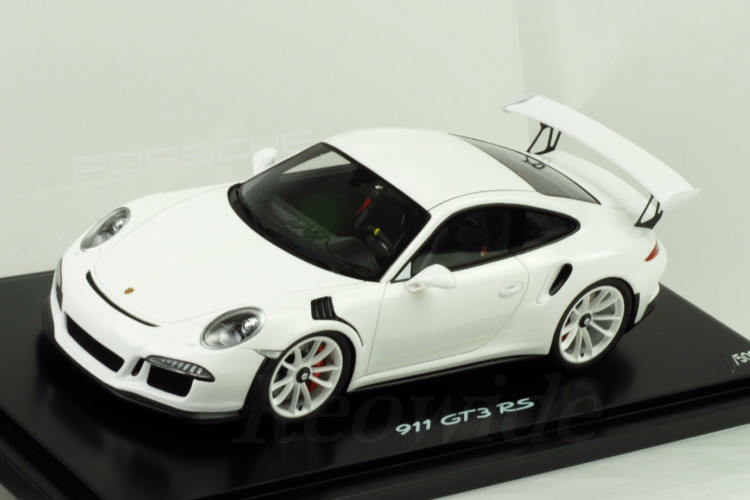 スパーク 1/18 ポルシェ 911 (991) GT3 RS ホワイト ホワイトホイール 500台限定 WAX02100018_画像1