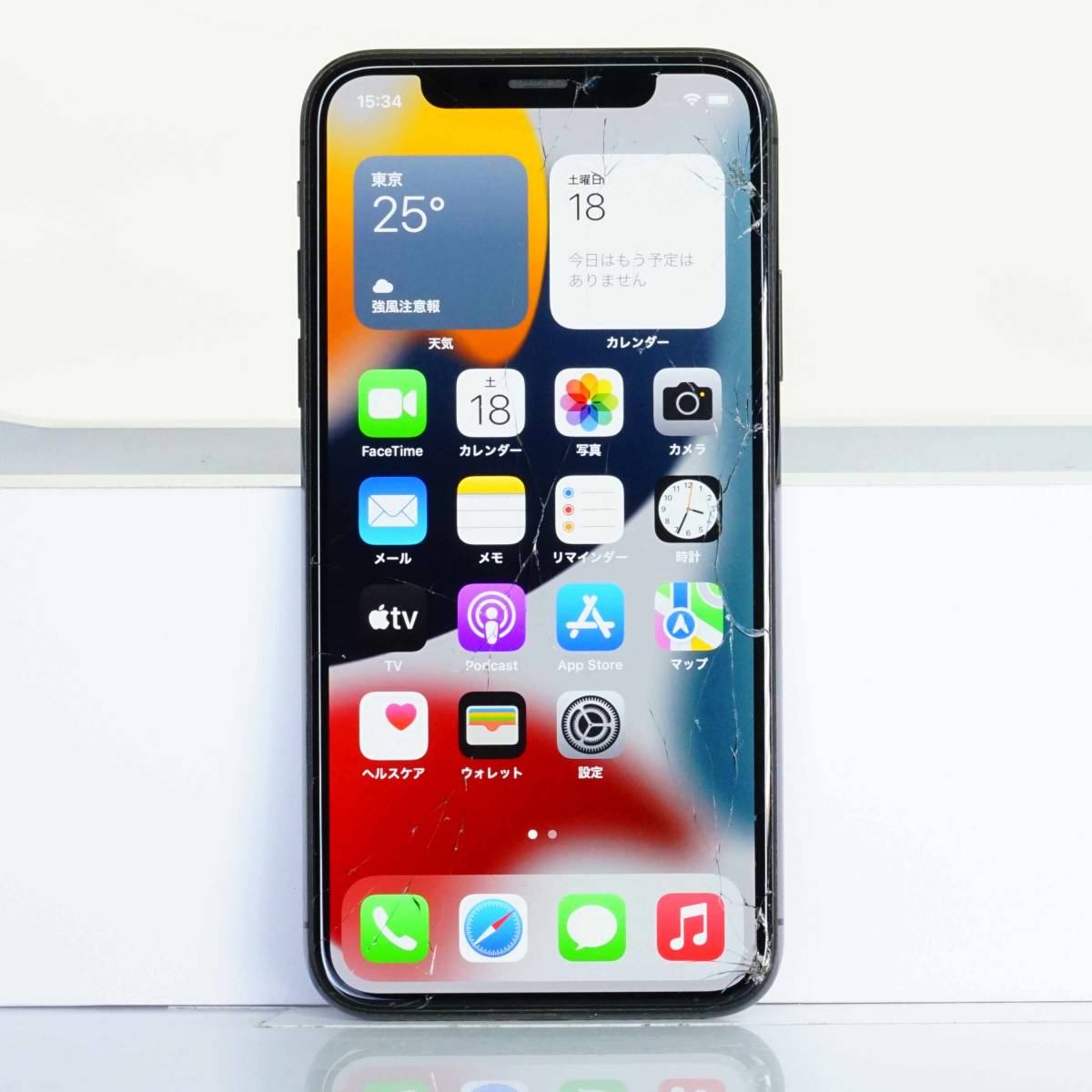 iPhone X 256GB SIMフリ―スペースグレイ 本体 訳あり品 MQC12J/A 白