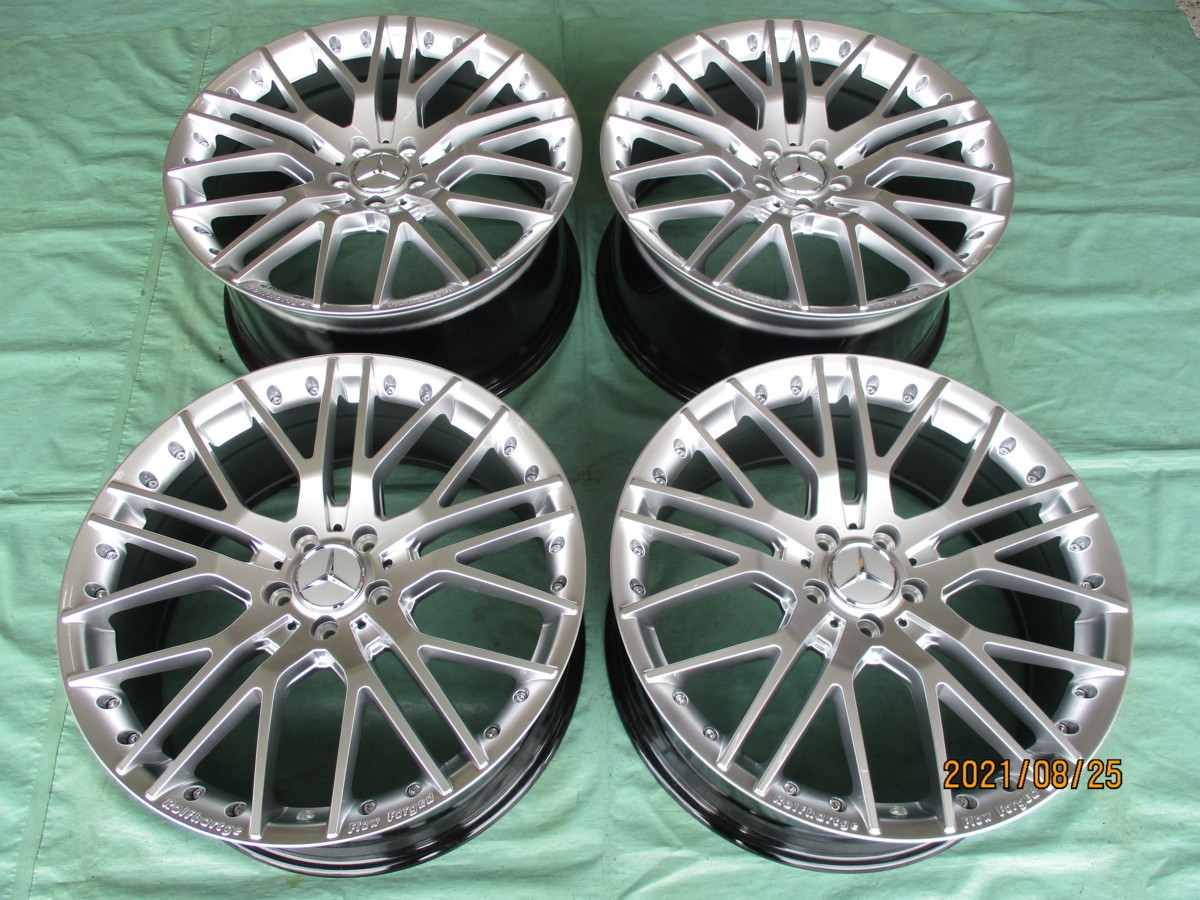 新品 Rolfhartge(ロルフハルトゲ)X10RSF BE&ピレリ POWERGY 245/35-20 275/30-20 ベンツ・CLS（C257） 4本セット_画像1