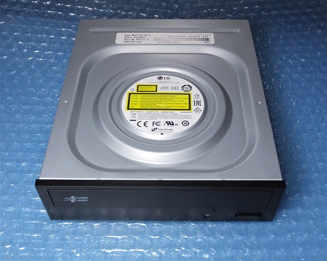 オープニング DVDスーパーマルチドライブ 日立LG製 S-ATA ソフト付 ブラックベゼル GH24NSD5 BL BLH 送料無料