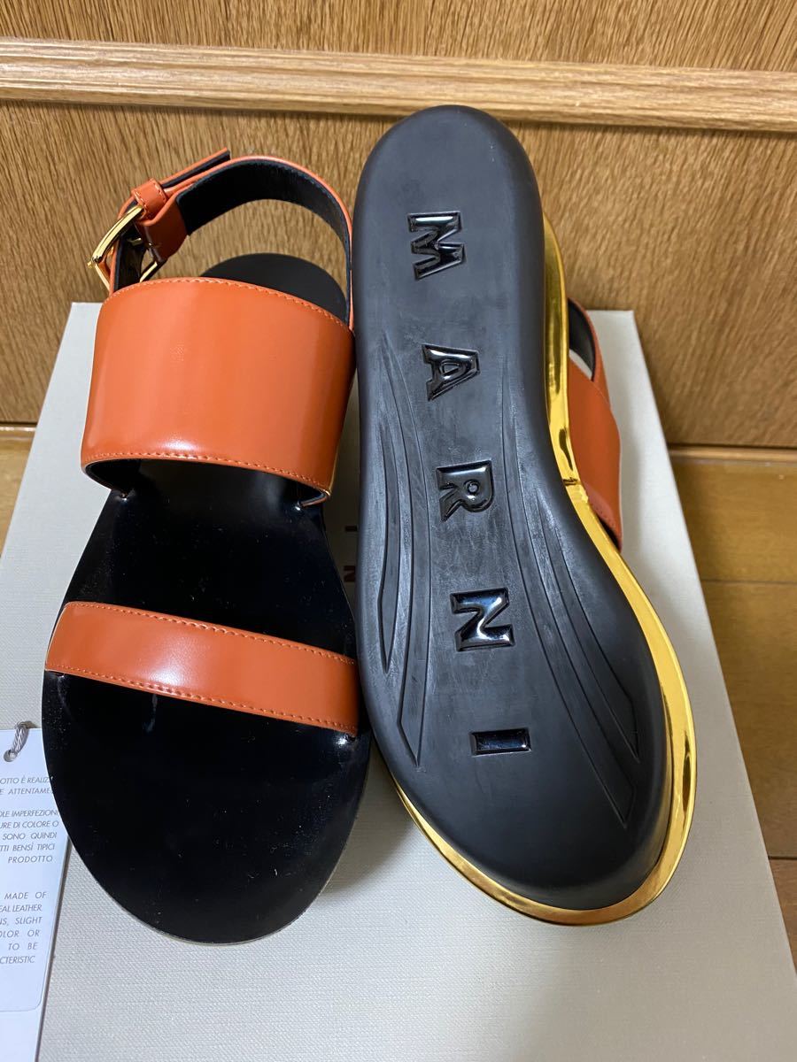 新品 未使用 Marni マルニ サンダル 37 プラットフォーム スポーツ
