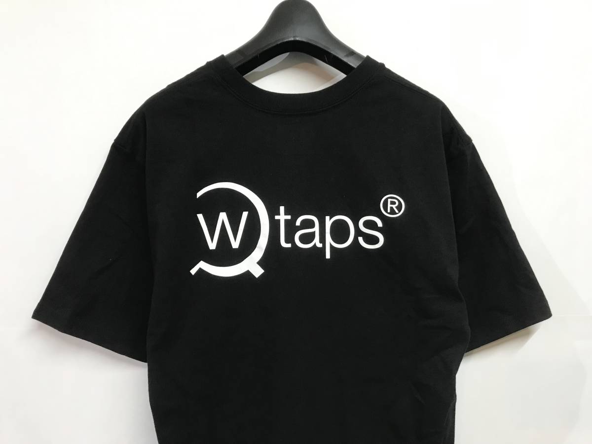 送料無料 21SS WTAPS ダブルタップス バックロゴ Tシャツ 2 黒_画像1