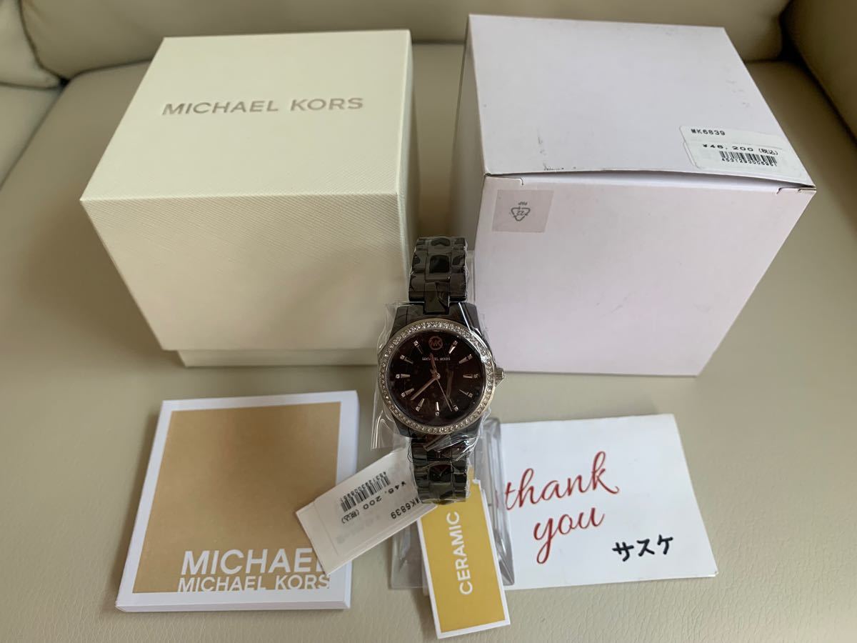 Michael Kors Ceramic Watch Runway Mercer MK6839 マイケルコース