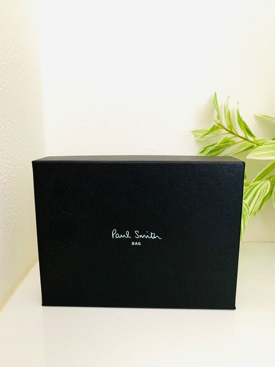 Paul Smith】 ジップストローグレイン 2つ折り財布 / 873219 P784