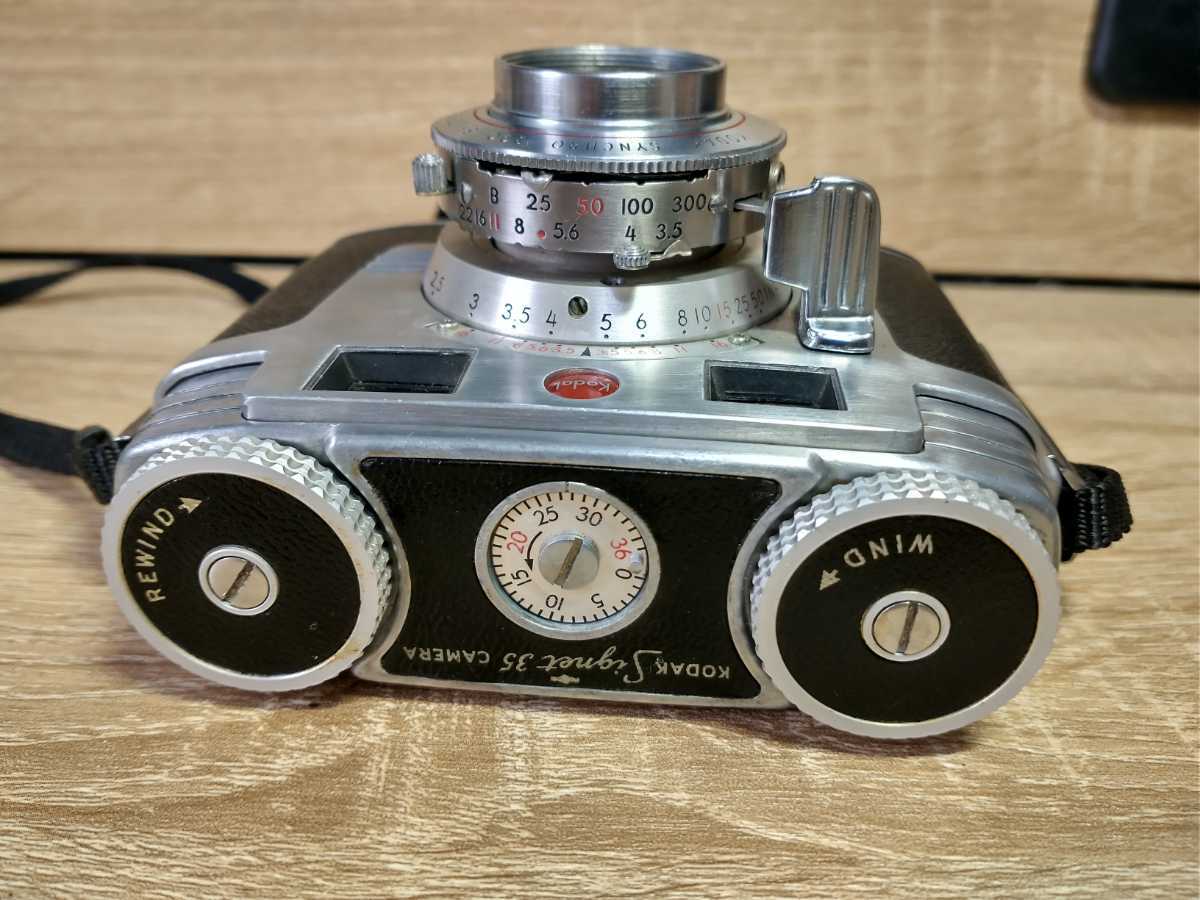 Kodak signet35 純アメリカ製カメラ 愛称「ミッキーマウス」各部動作良好 シャッターOK ファインダー2重像OK レンズ光学良好 シグネット35_画像3