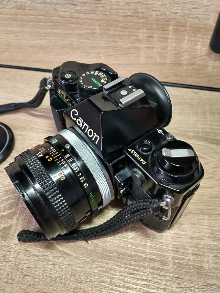 Canon AE-1 PROGRAM FD 50mm f1.8S.C 各部动作良好 レンズ光学良好 各速度シャッターOK 巻き上げ巻き戻しOK 液晶表示OK 凹み无し 作例有り