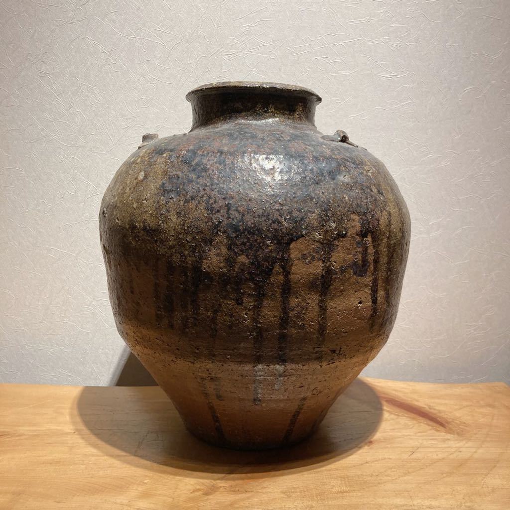 壺 壷 古美術 高さ33㎝ 茶壺 渥美 室町 壺 壷 古美術 高さ33㎝ 茶壺 渥美 室町