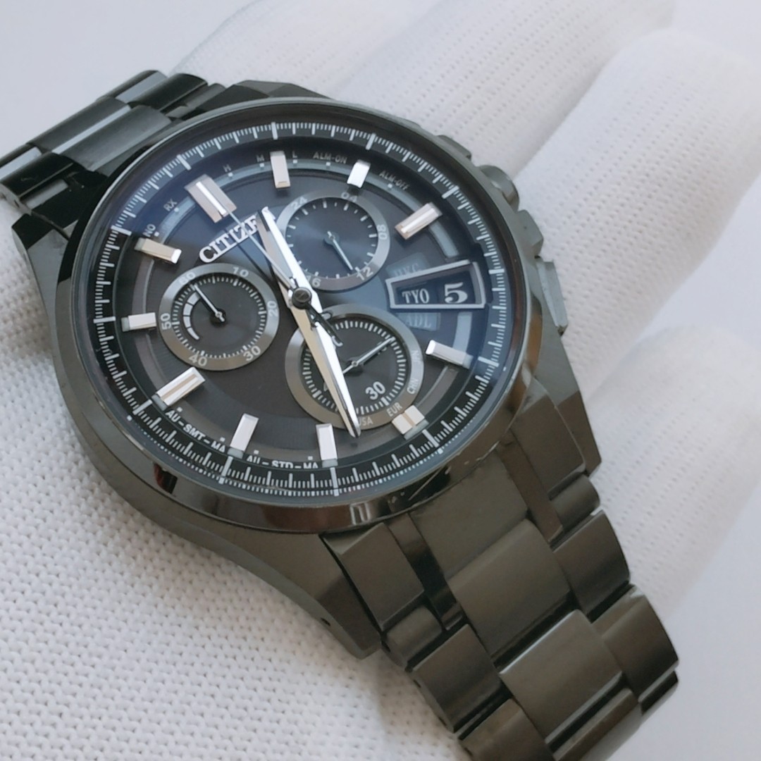 希少【定価19万超】CITIZEN/アテッサ/ダイレクトフライト/電波ソーラー
