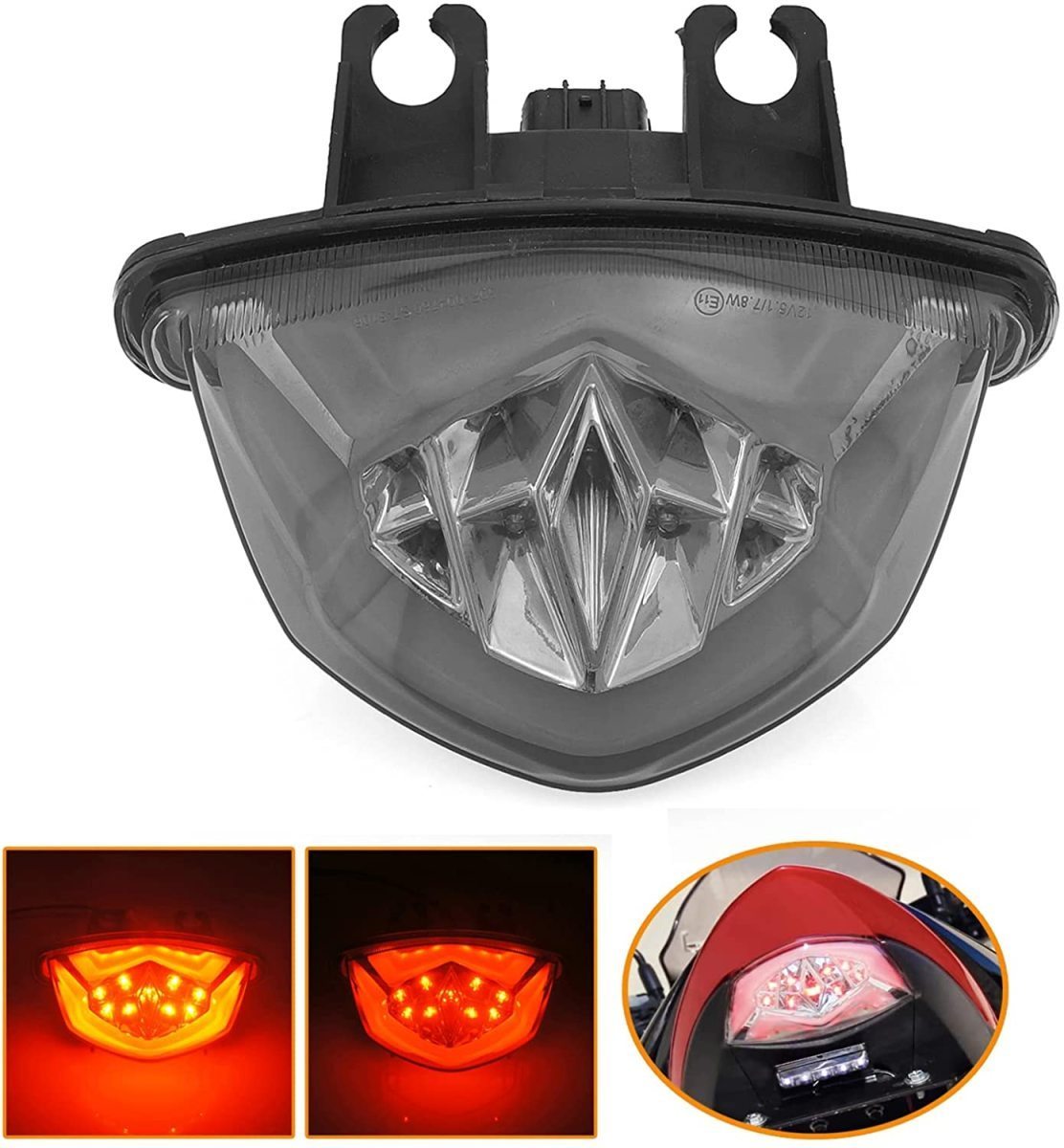 ■新品■スズキGSX‐S1000 GSX‐S1000F GSX‐S1000Z(2015年~2021年)用QIDIAN LEDテールランプ視認性アップ!